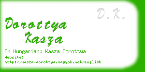 dorottya kasza business card